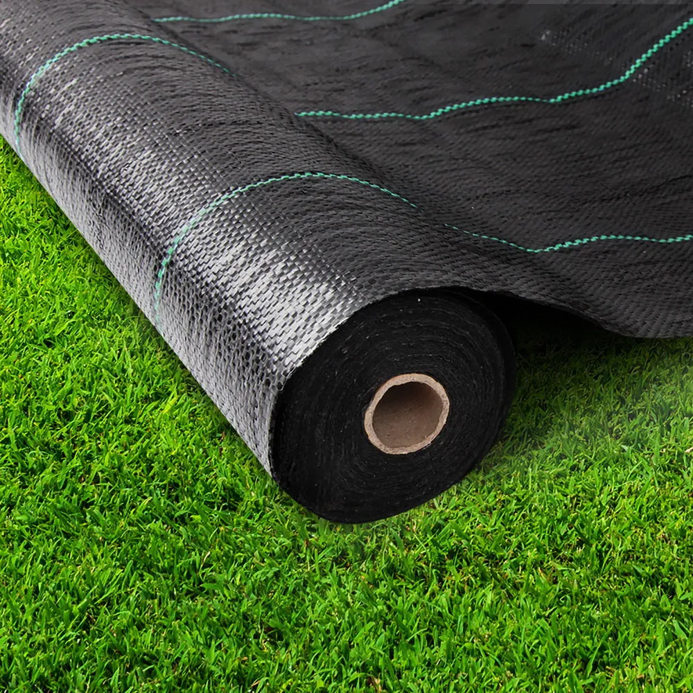 0.915mx200m Weedmat Weed Control Mat Matting Woven Fabric Plants