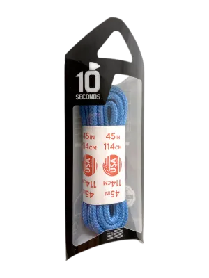 10 Seconds ® Athletic Round Laces | Columbia Blue