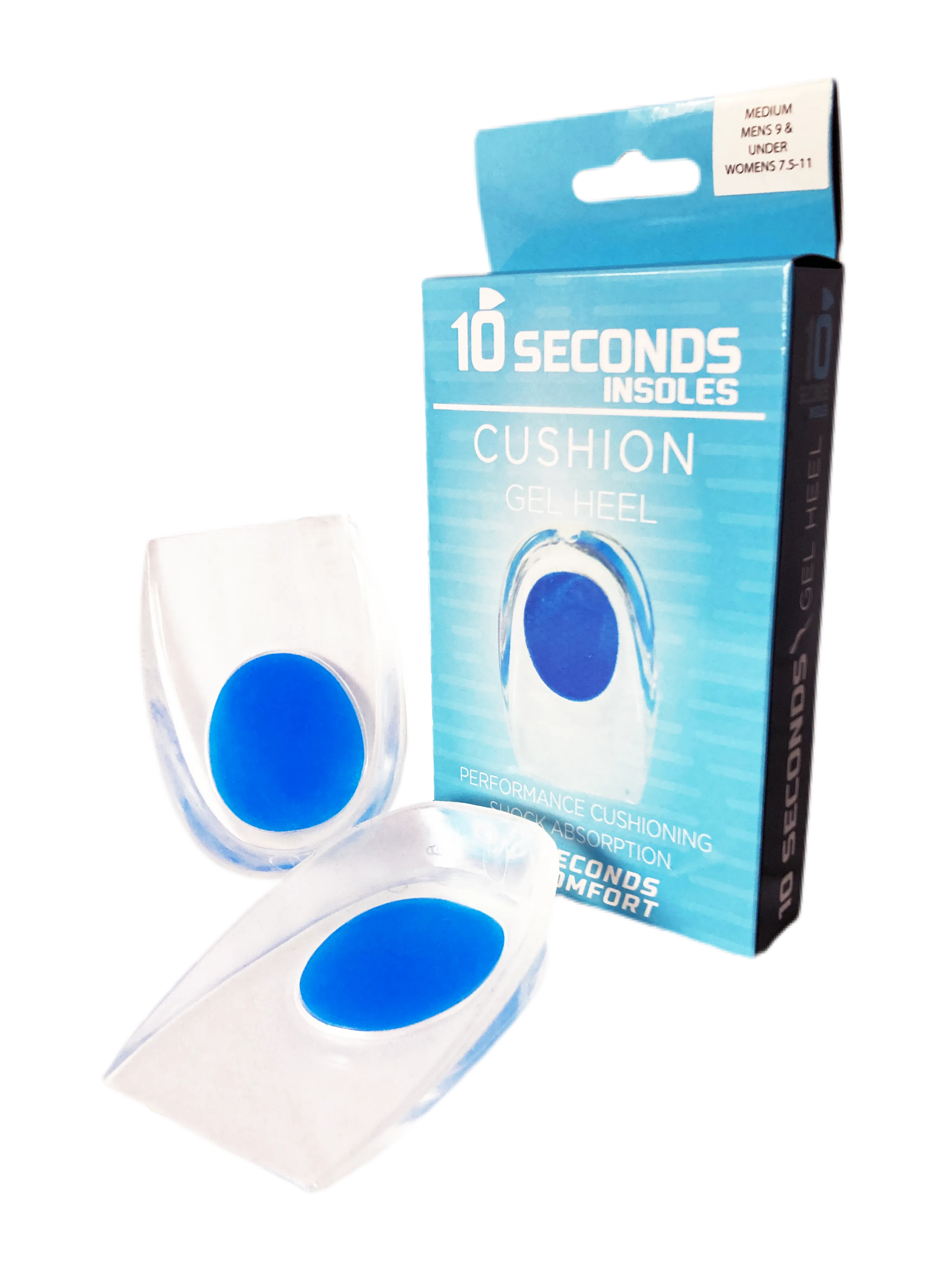 10 Seconds ® Multi-Sport Cushion Insoles   10 Seconds ® Cushion Insoles | Gel Heel Cups   10 Seconds ® Motion Control Performance Insoles   10 Seconds ® Stabilizer Insoles   10 Seconds ® Pressure Relief Insoles | Metatarsal Pads   10 Seconds ® Cushion Ins