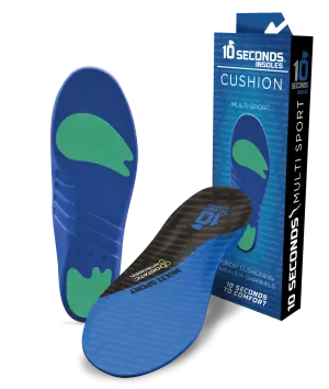 10 Seconds ® Multi-Sport Cushion Insoles   10 Seconds ® Cushion Insoles | Gel Heel Cups   10 Seconds ® Motion Control Performance Insoles   10 Seconds ® Stabilizer Insoles   10 Seconds ® Pressure Relief Insoles | Metatarsal Pads   10 Seconds ® Cushion Ins