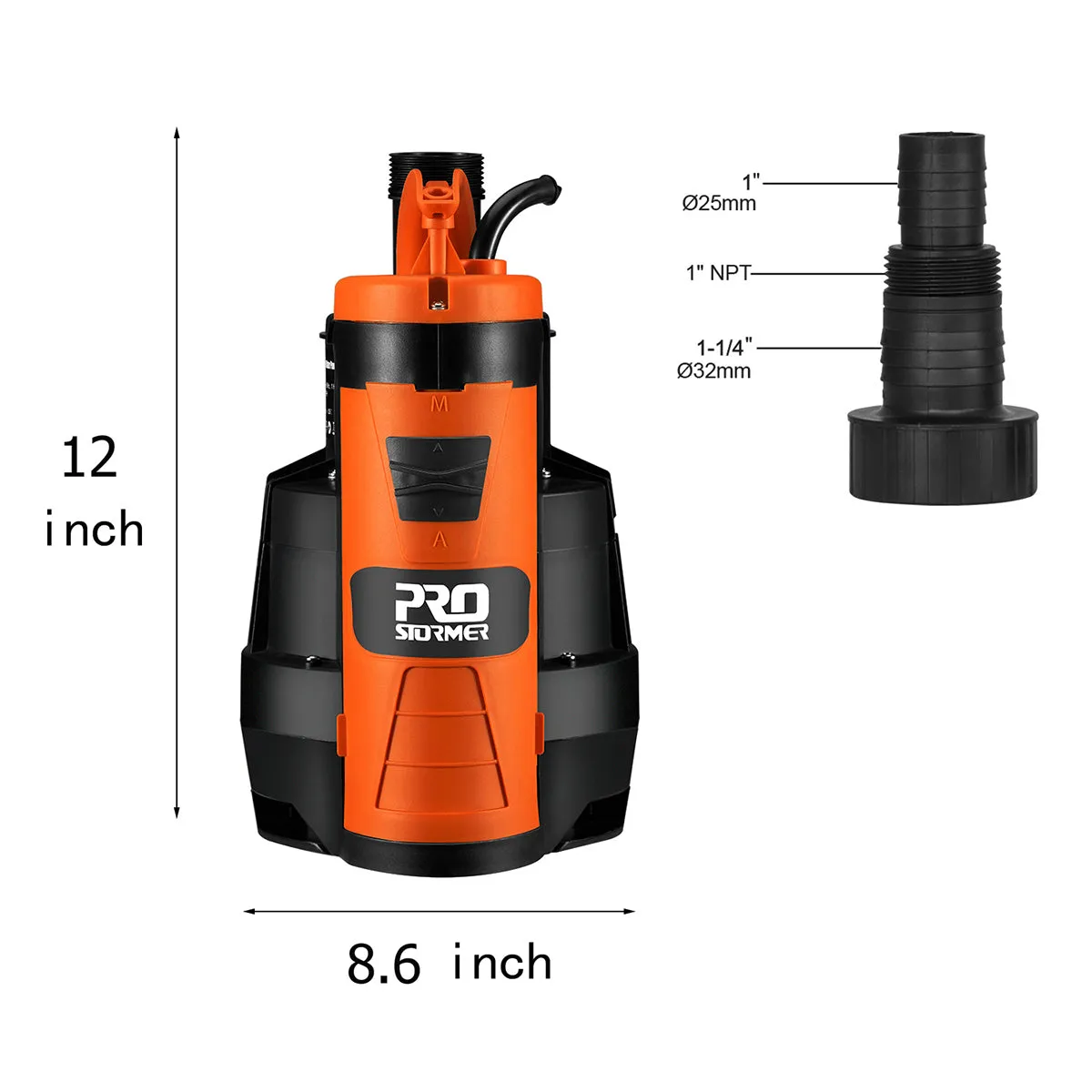 1HP 1/2HP Submersible Clean/Dirty Water Pump