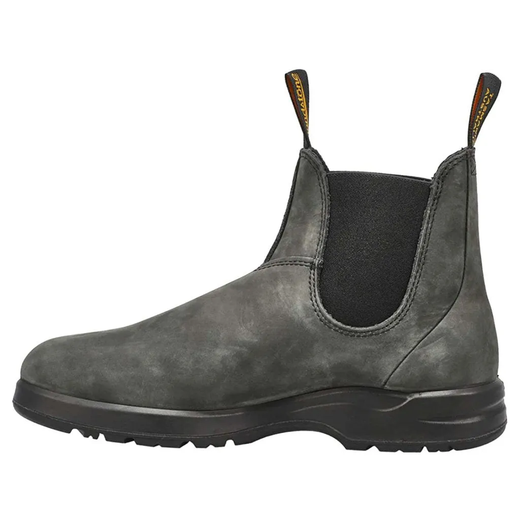 2055 Water-Resistant Leather Unisex Chelsea Boots