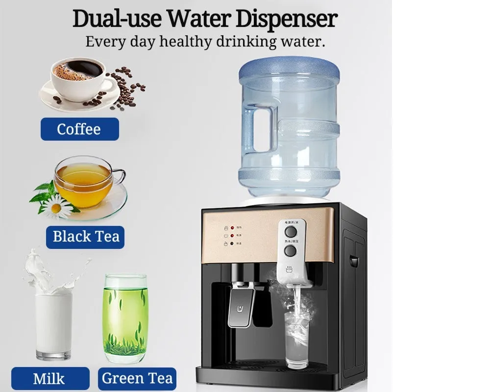 220V 550W Electric Desktop Water Dispenser Hot and Warm Cold Water Cooler Dispenser Home Office Hotel Use