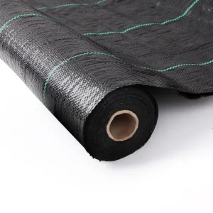 3.66mx50m Weedmat Weed Control Mat Woven Fabric Gardening Plant PE