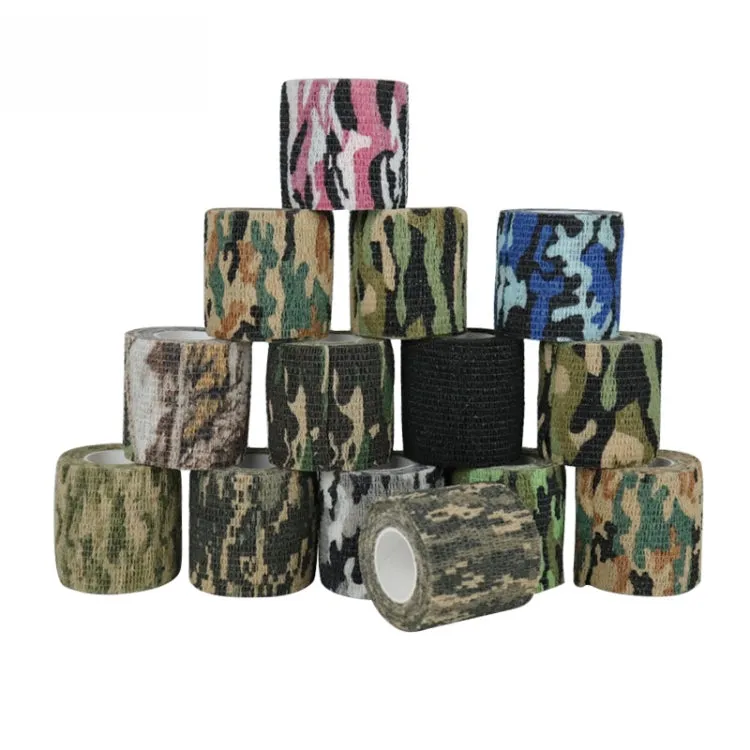 4.5m X 5cm Self-Adhesive Non-Woven Outdoor Camouflage Tape Bandage(Pioneer Dead Wood No. 5)