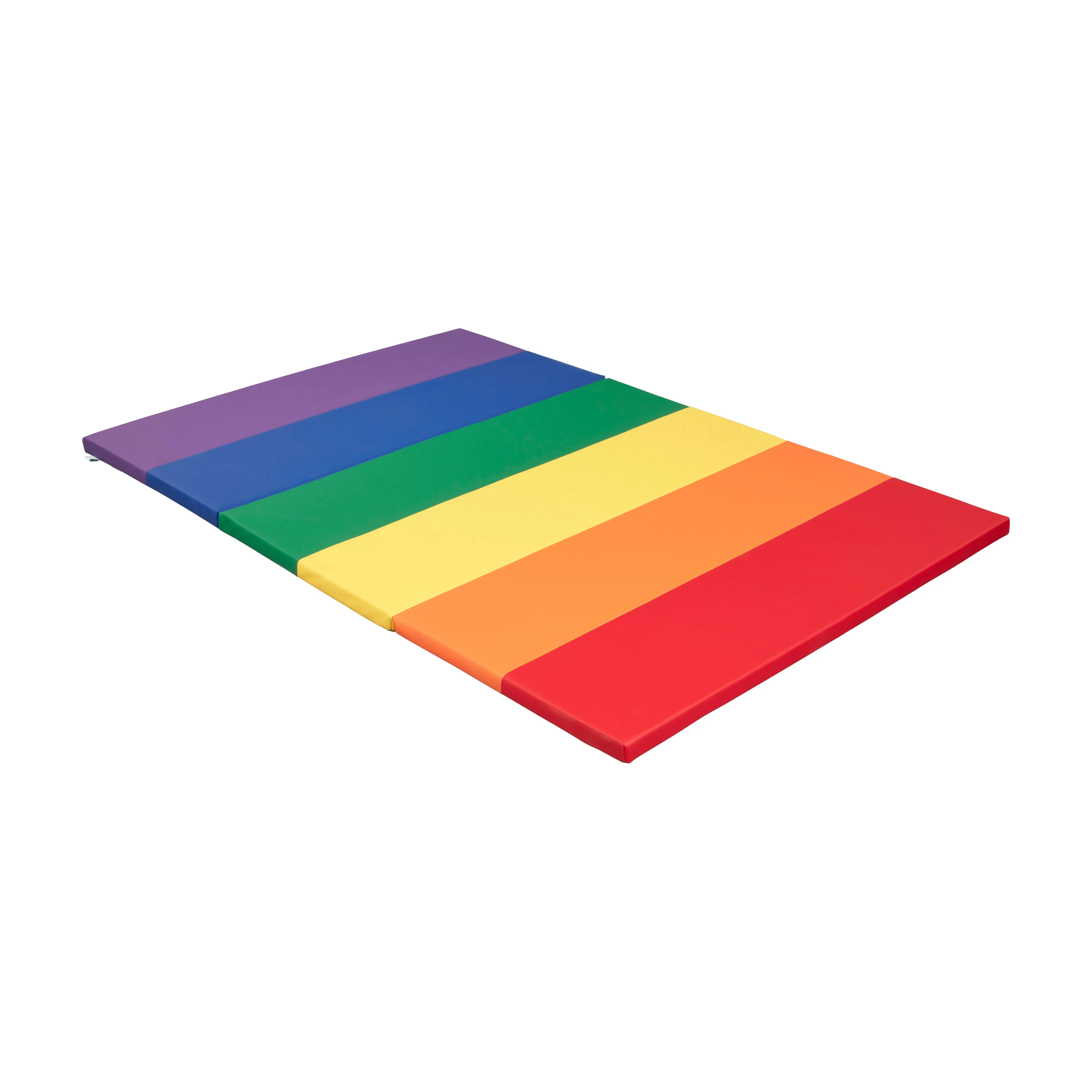 6-Section Rainbow Runway Activity Mat, Folding Playmat