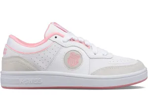 96802-973-M | WOMENS NORTH COURT | WHITE/FLAMINGO PINK