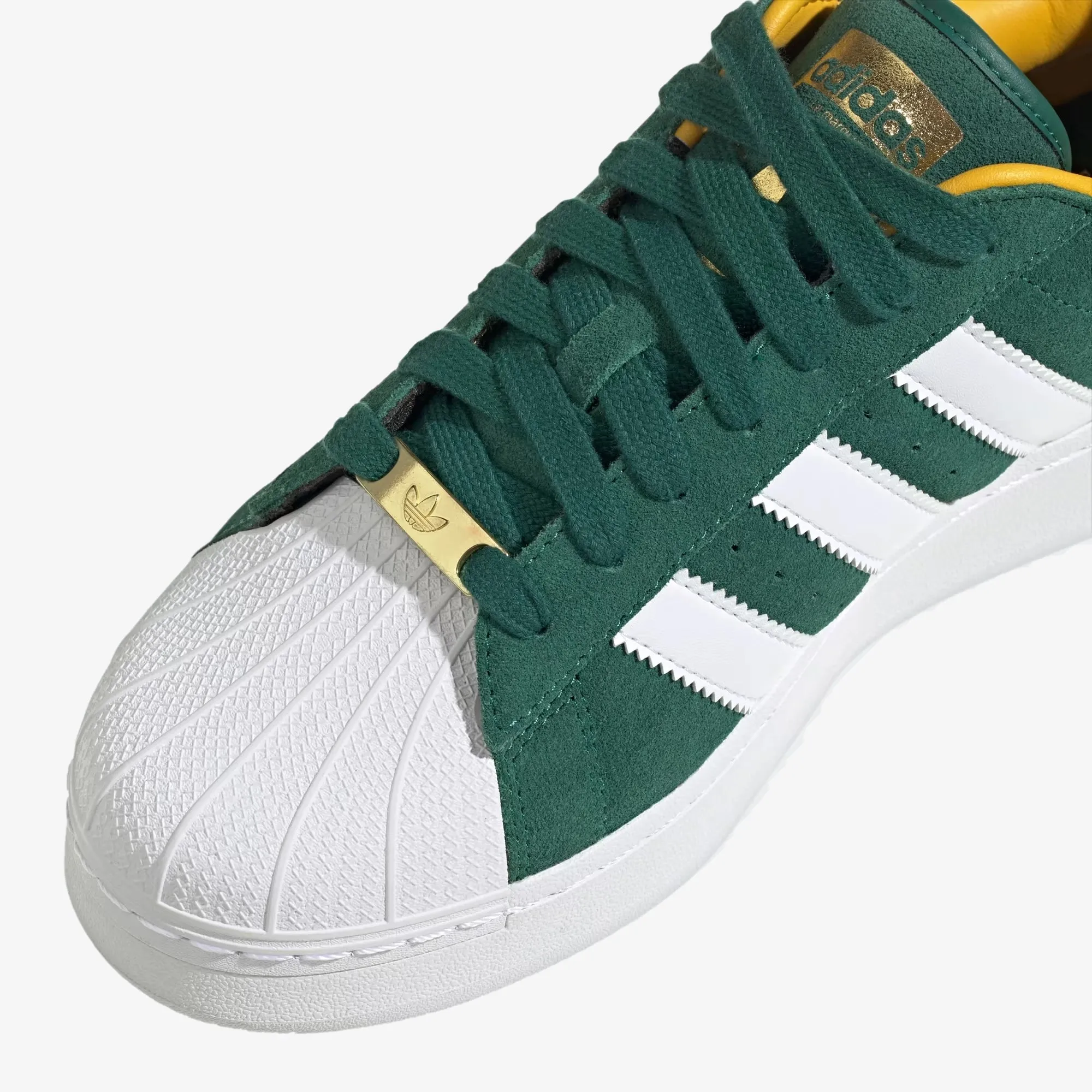 Adidas Originals | SUPERSTAR XLG  { CGRENN/FTWWHT/BOGOLD