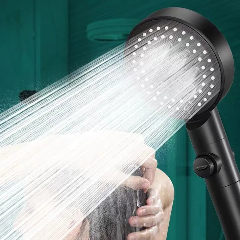 Adjustable High-Pressure Water Saving Shower Head