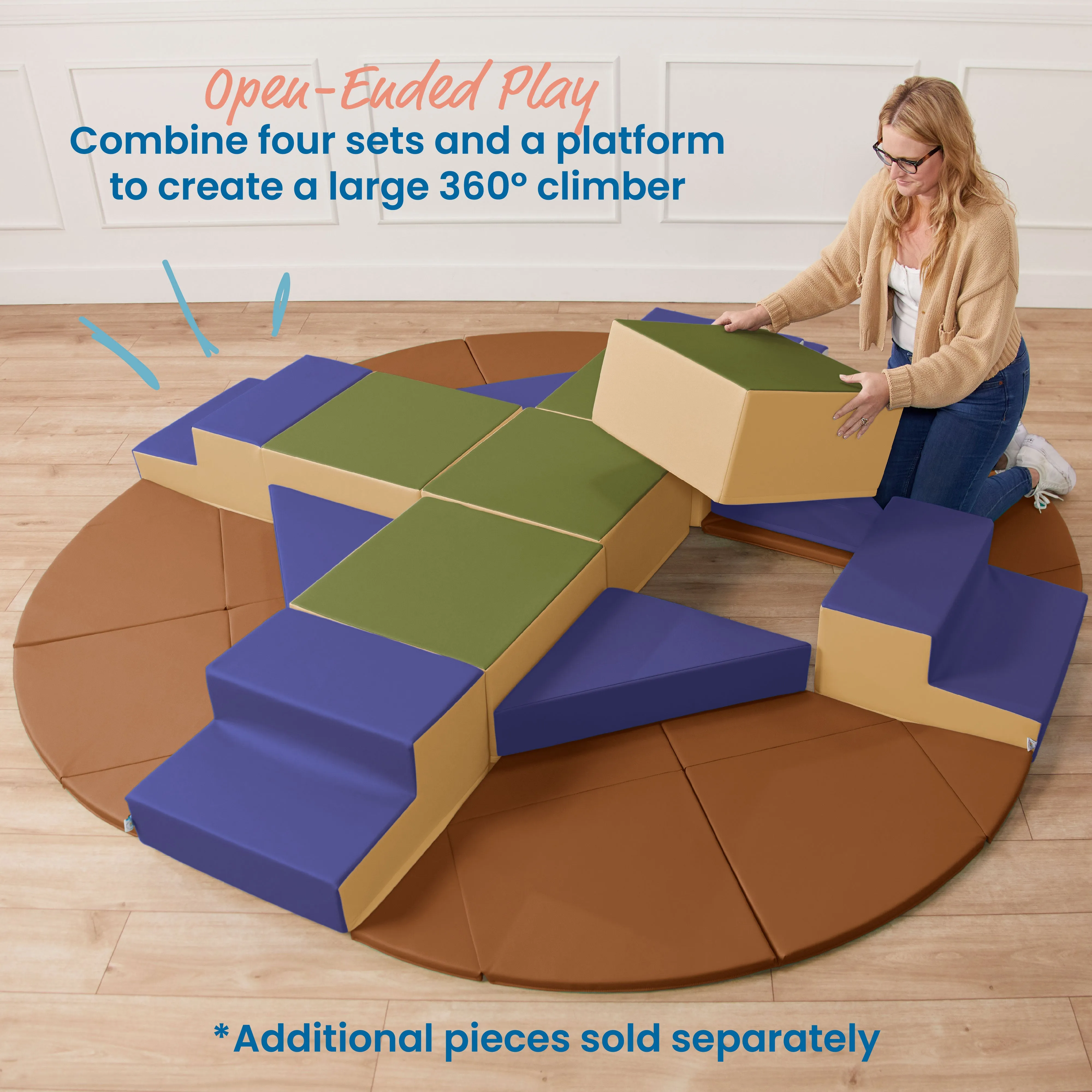 Adventurer's Summit Step, Corner Climber, 4-Piece