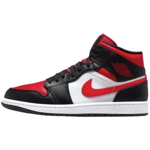 Air Jordan 1 Mid GS 'Bred Toe'