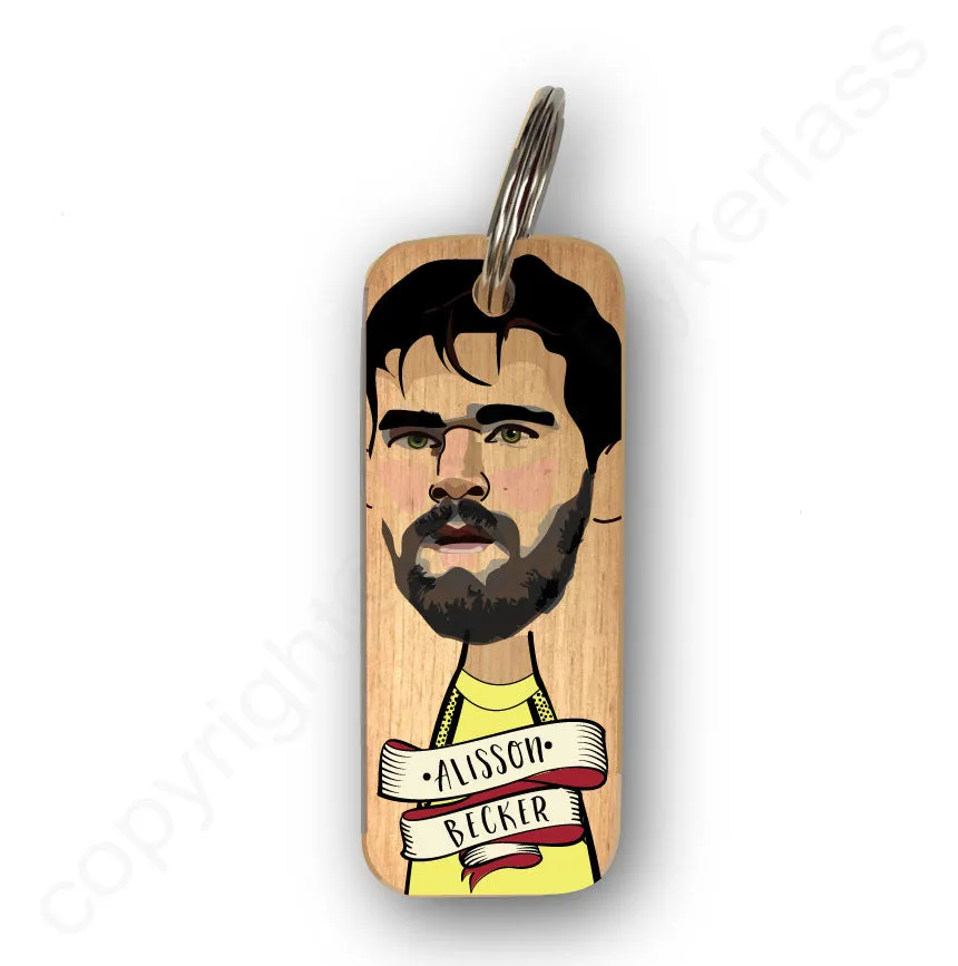 Alisson Becker - Character Wooden Keyring - RWKR1