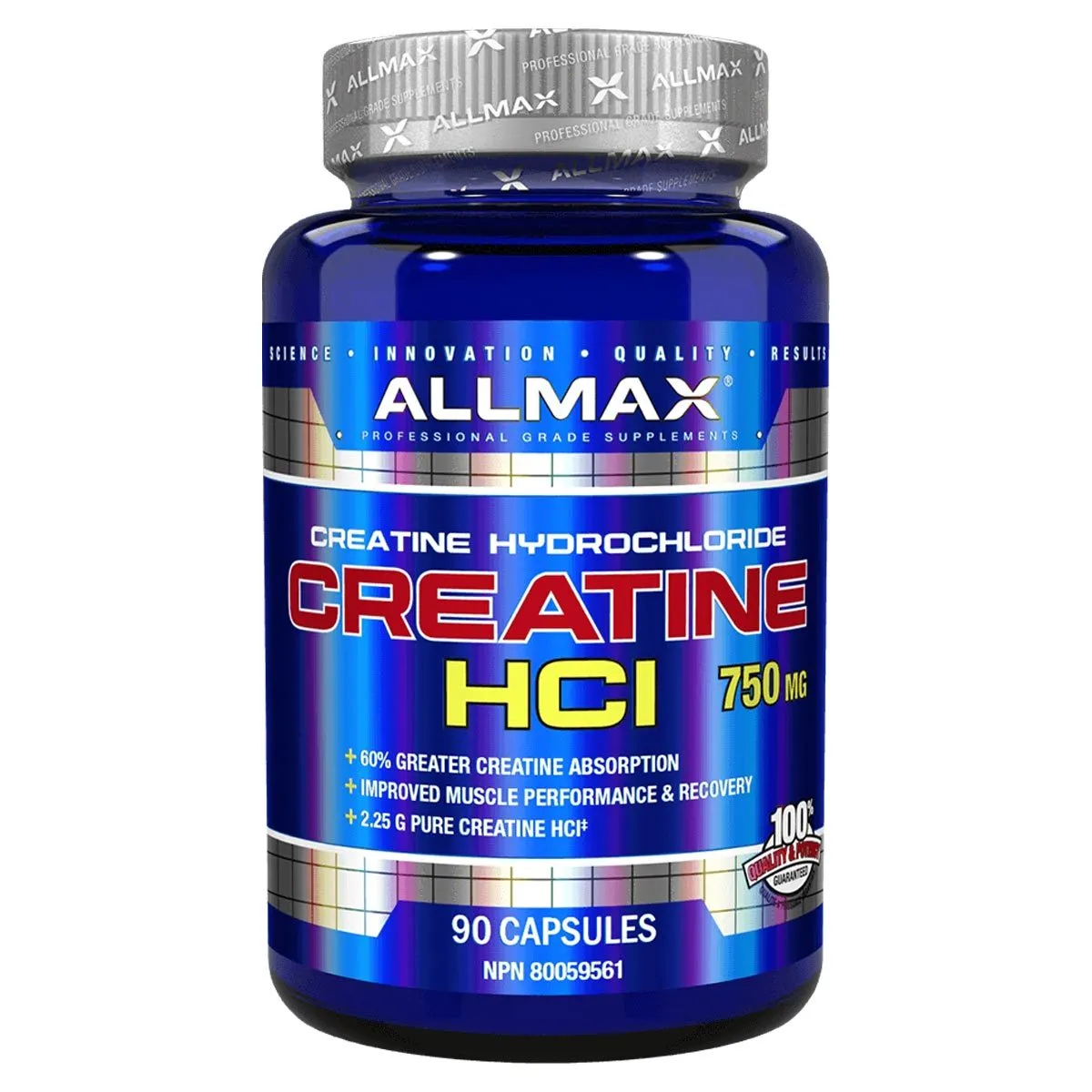 Allmax Nutrition Creatine HCL 750mg 90 Caps