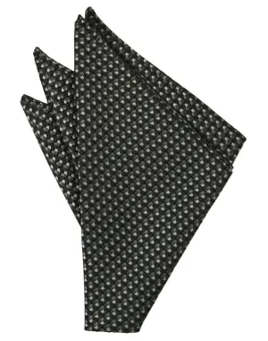 Asphalt Venetian Pocket Square