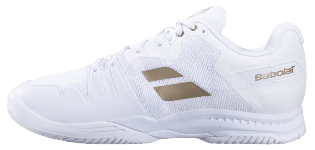 Babolat SFX3 All Court Women's Wimbledon White/Gold Hybrid Tennis Shoe