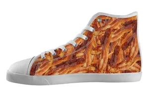 Bacon Pattern High Top Shoes