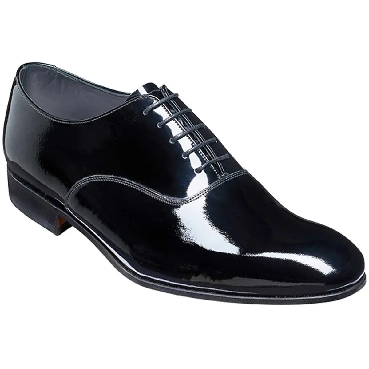 BARKER Madeley Shoes - Mens Dress Oxford - Black Patent