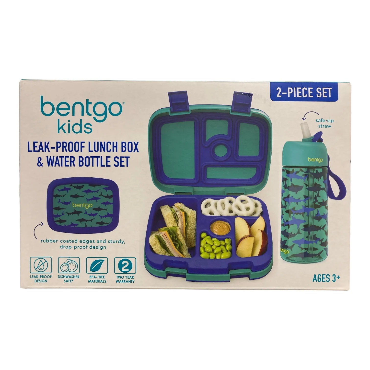 Bentgo Kids Leak-Proof Lunch Box & Water Bottle Set