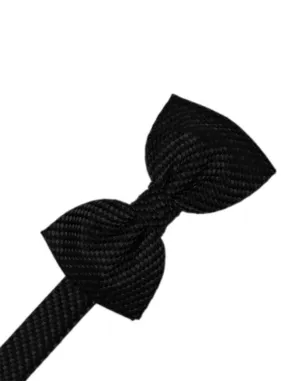 Black Venetian Kids Bow Tie