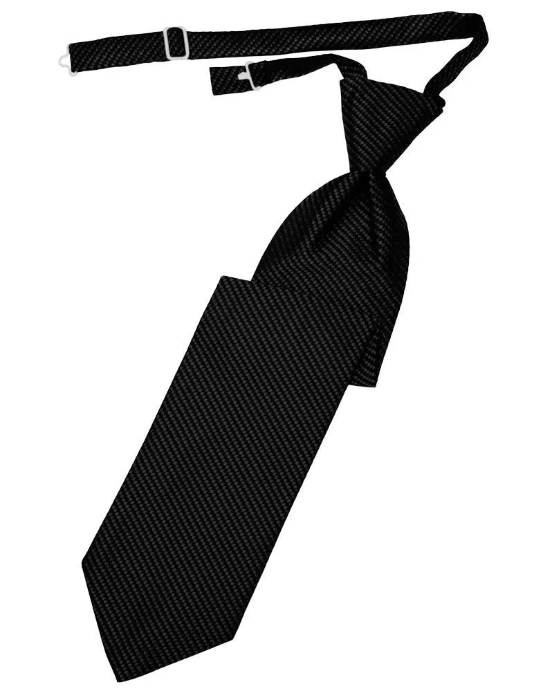 Black Venetian Kids Necktie