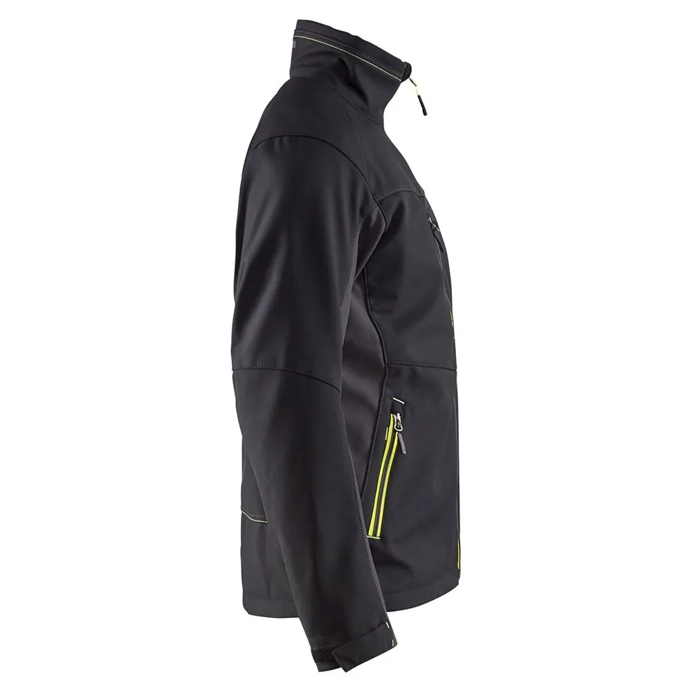 Bl&#xE5;kl&#xE4;der&#x20;4950-2516&#x20;Softshell&#x20;Jacket&#x20;-&#x20;Black&#x2F;High&#x20;Vis&#x20;Yellow