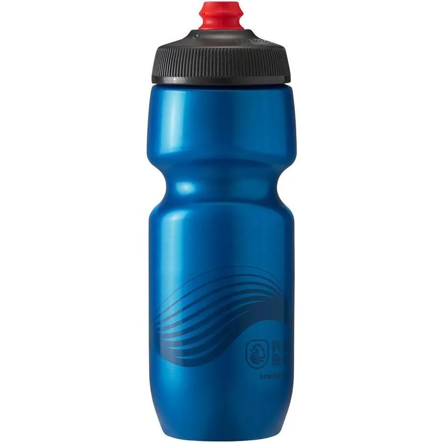 Breakaway Wave Bike Water Bottle - 24oz, Deep Blue/Charcoal