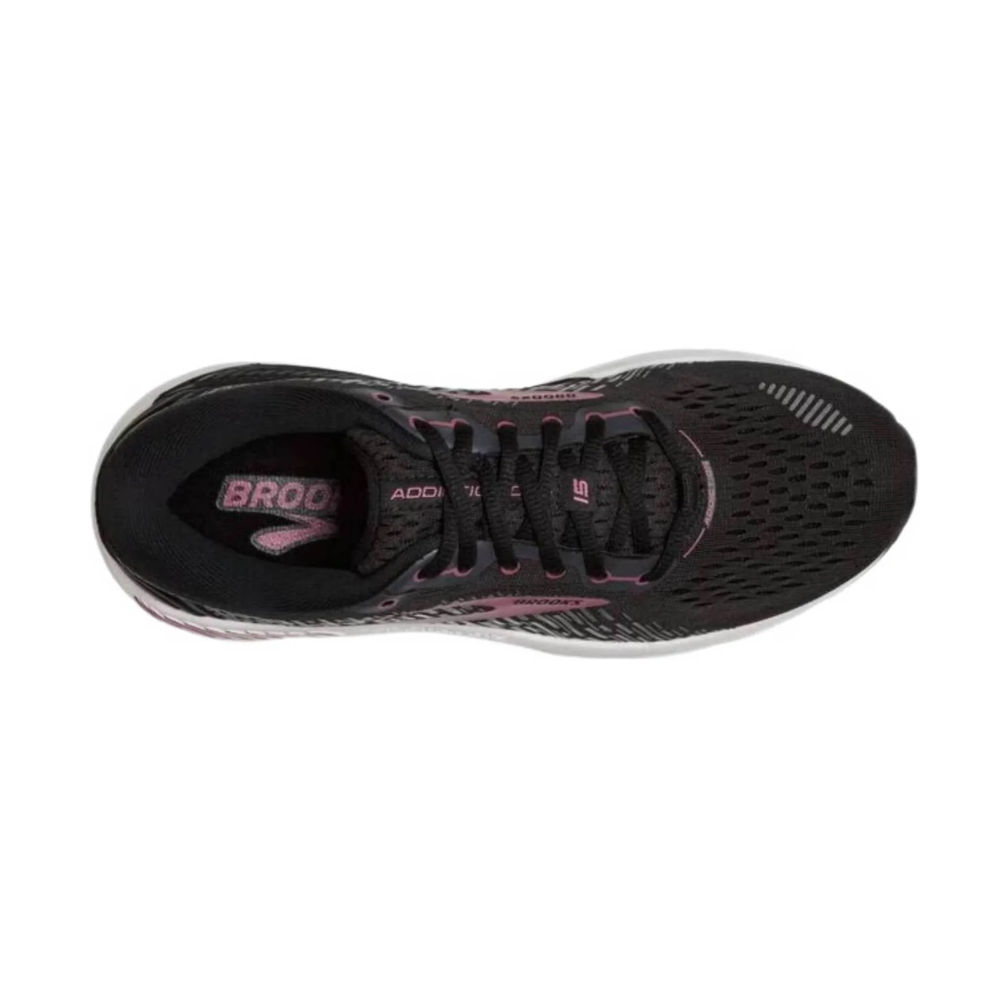 Brooks Women's Addiction GTS 15 Running Shoe - Black/Ebony/Mauvewood