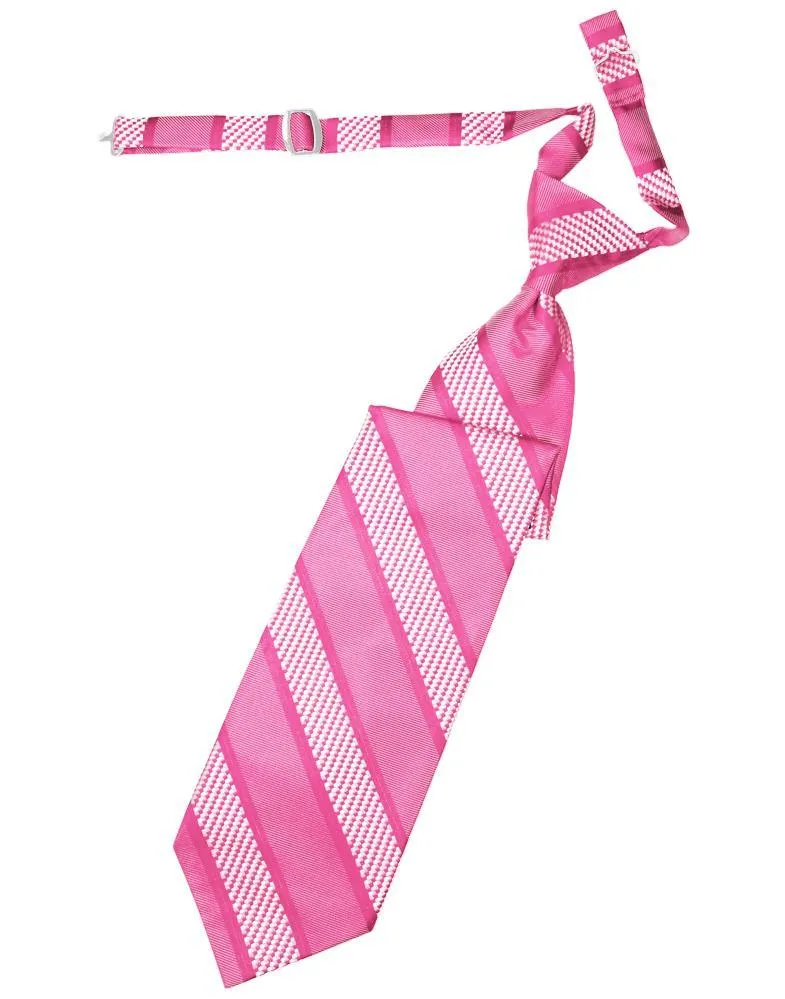 Bubblegum Venetian Stripe Necktie