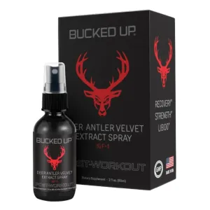 Bucked Up Deer Antler Velvet Spray for Men 2oz