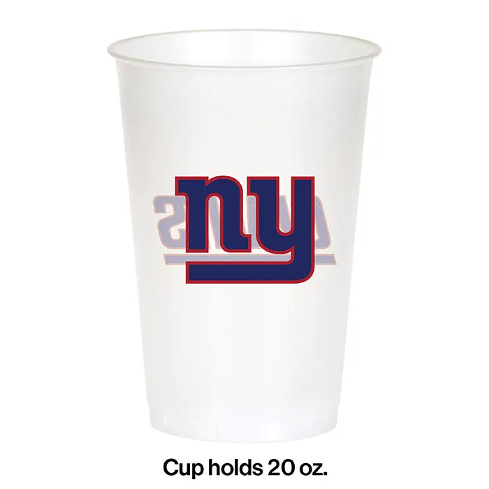 Bulk New York Giants 20 oz Plastic Cups (96 per Case)