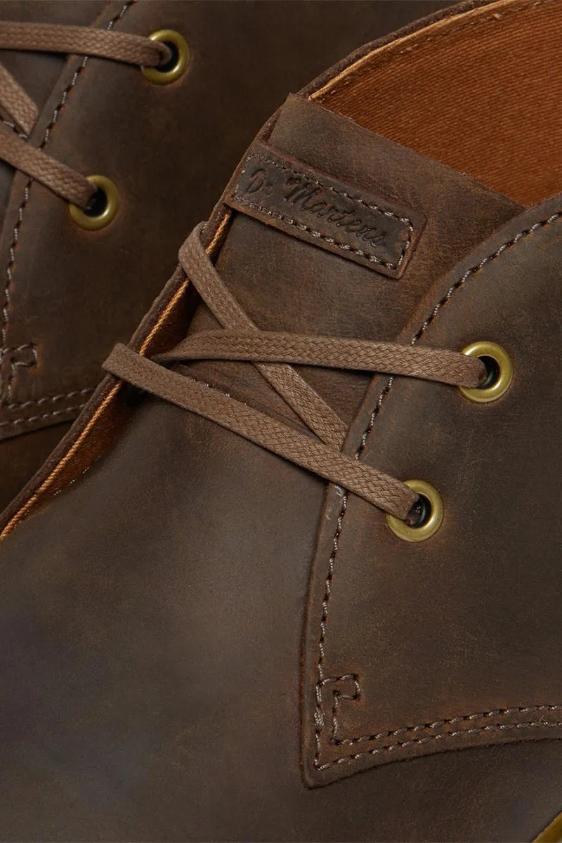 Cabrillo Leather Desert Boots - Gaucho Crazy Horse