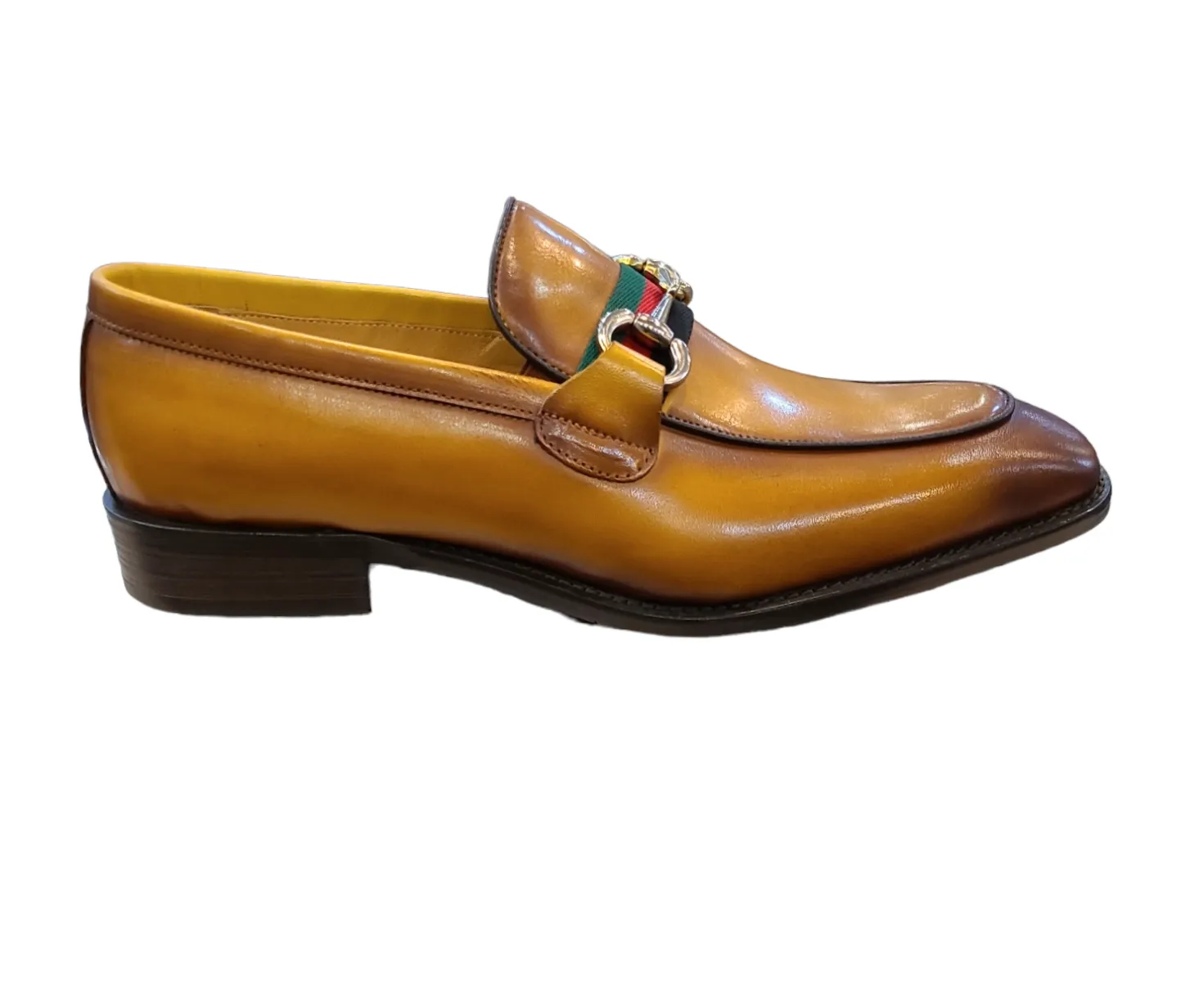 Carrucci Slip On Genuine Leather with Buckle