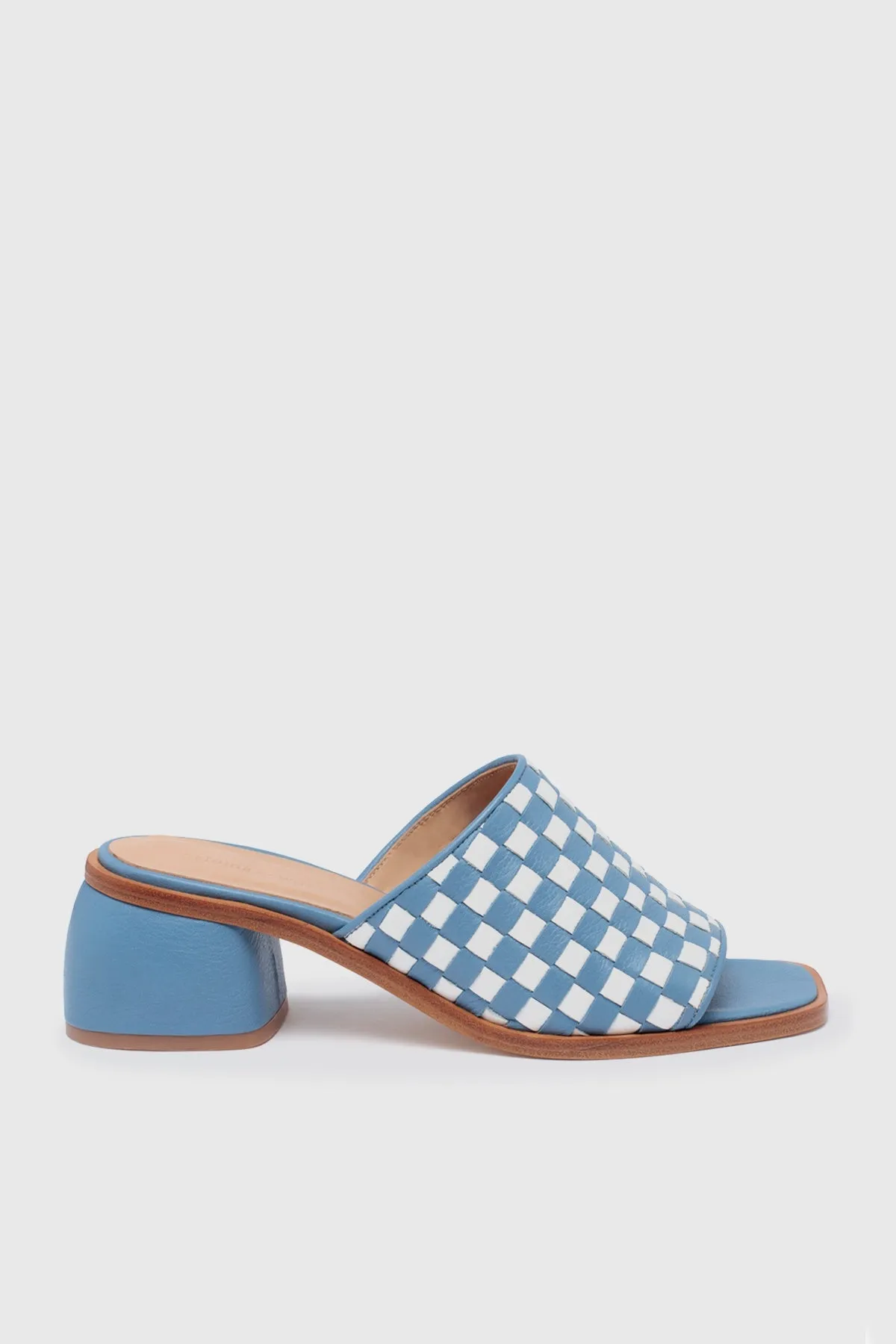 Chess Sandals - Sky Blue