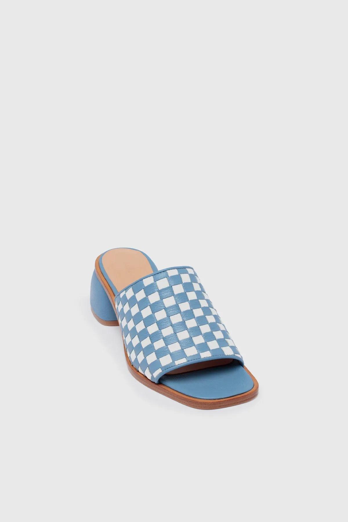 Chess Sandals - Sky Blue