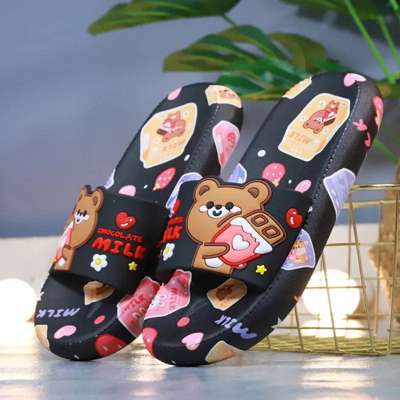 Chocolate Milk Bear Sandals