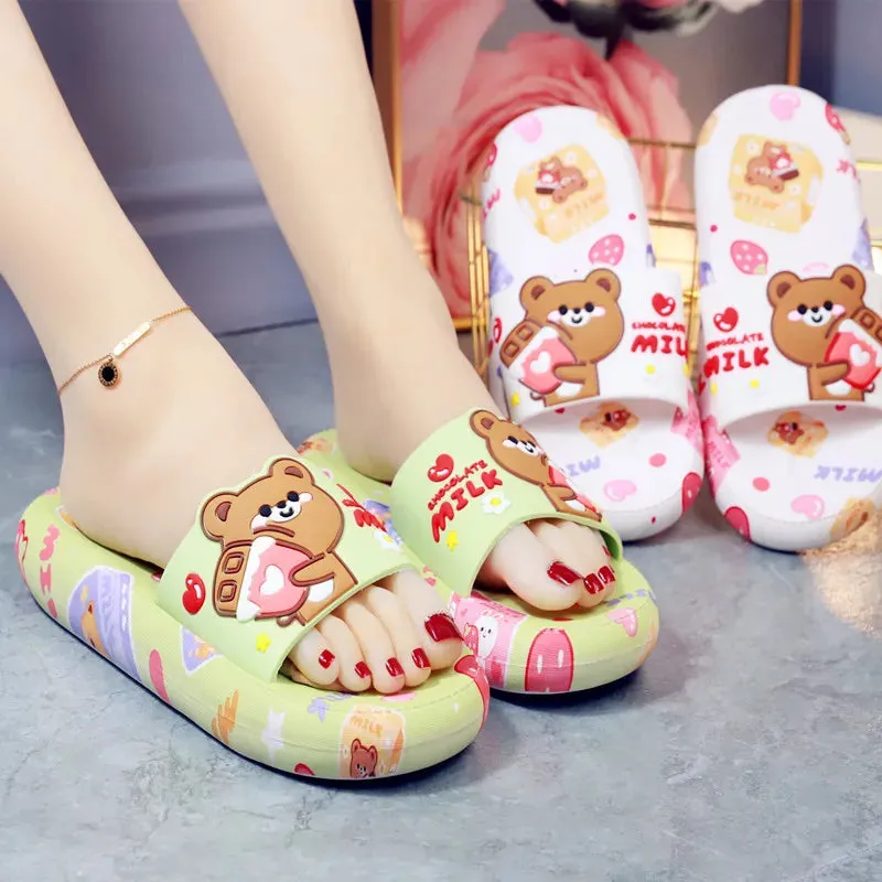 Chocolate Milk Bear Sandals