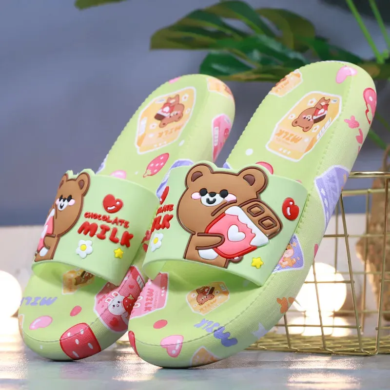 Chocolate Milk Bear Sandals