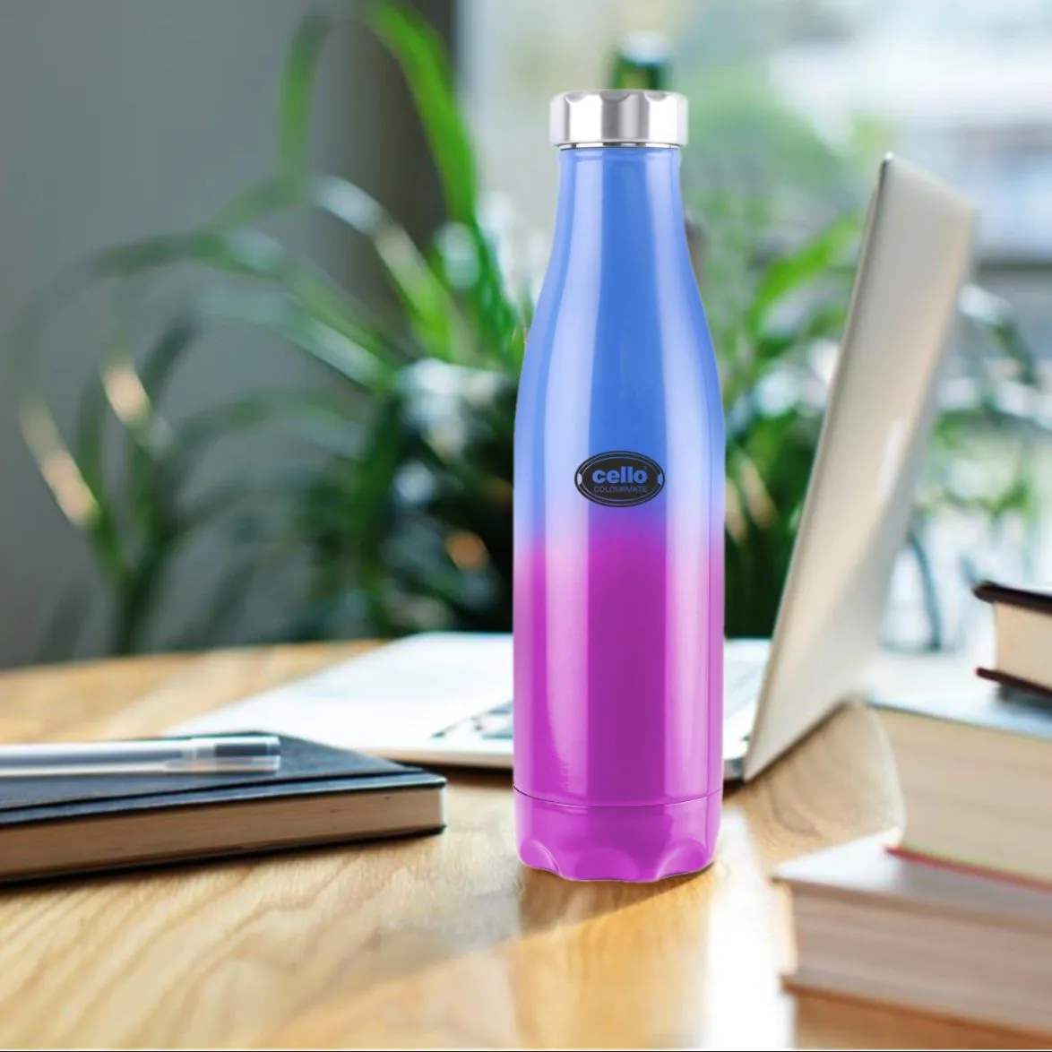 Colourmate Flask, Vacusteel Water Bottle, 500ml