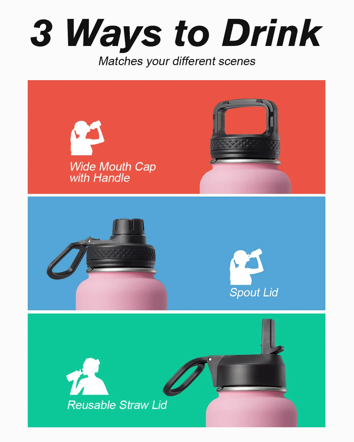 Coolflask 32 oz Water Bottle