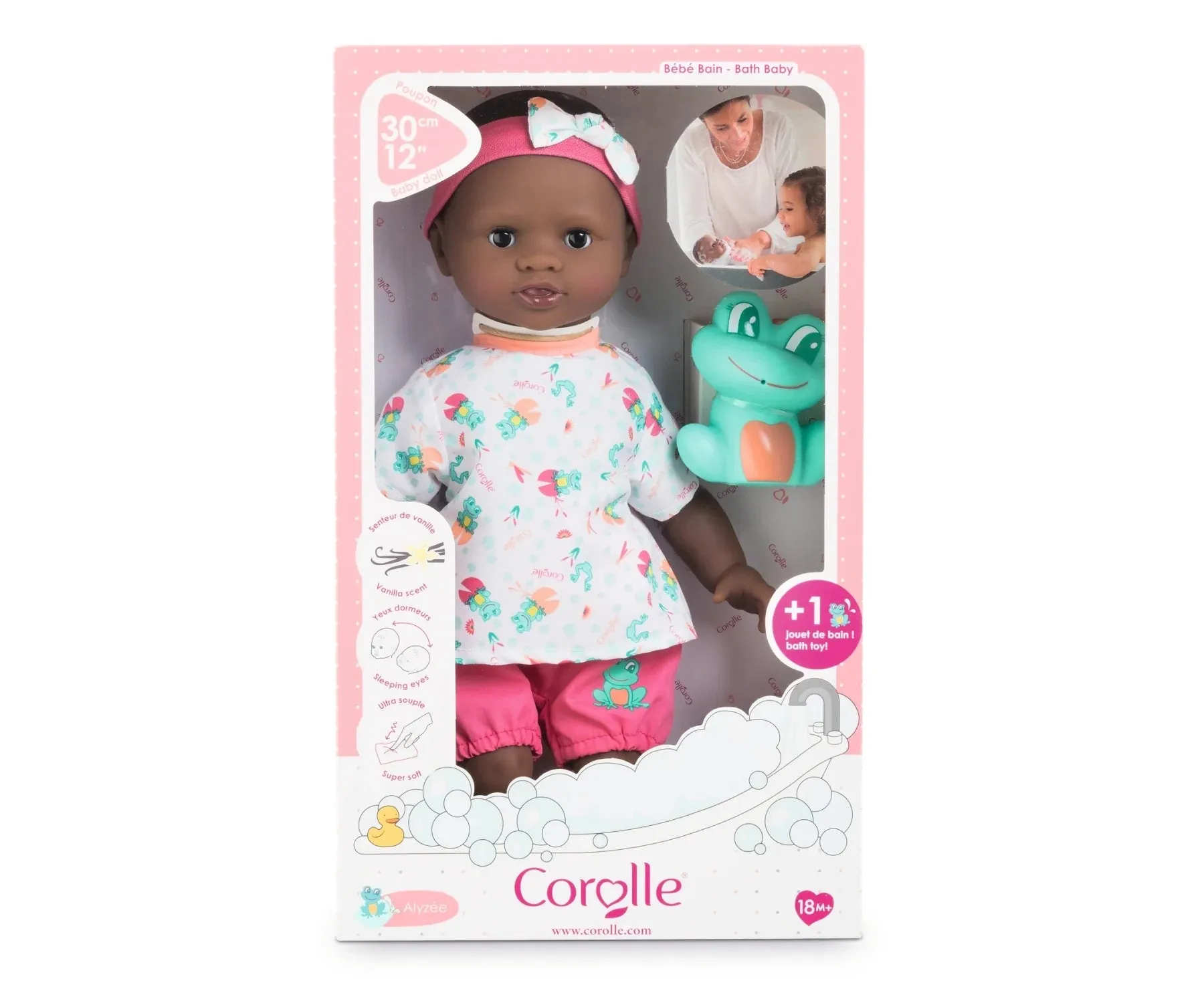 Corolle Dolls Bath Baby Alyzée 12"