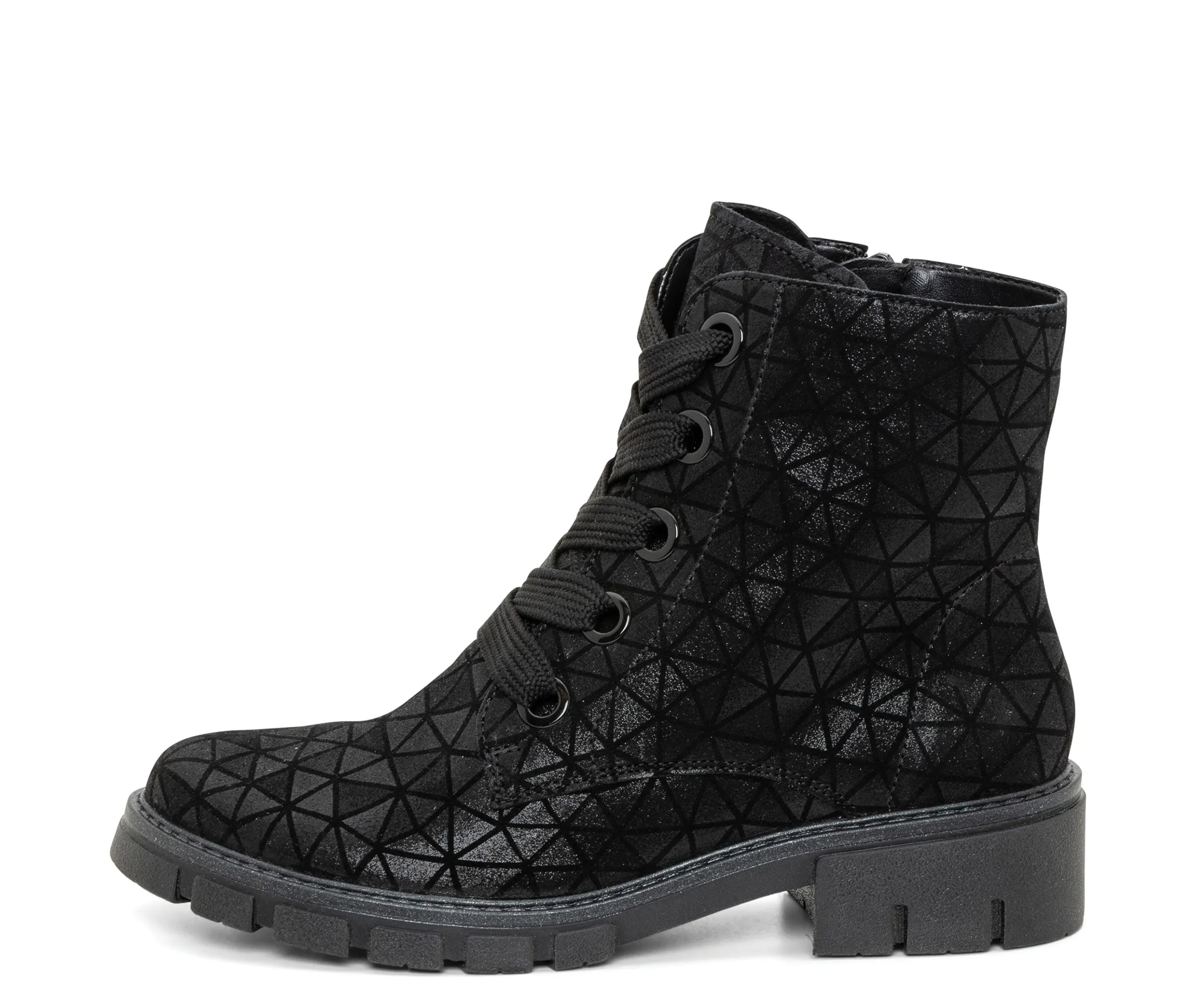 Debbie Women's Lug Sole Zip Boot