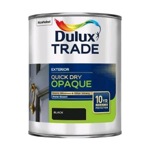 Dulux Trade Exterior Black Quick Dry Opaque