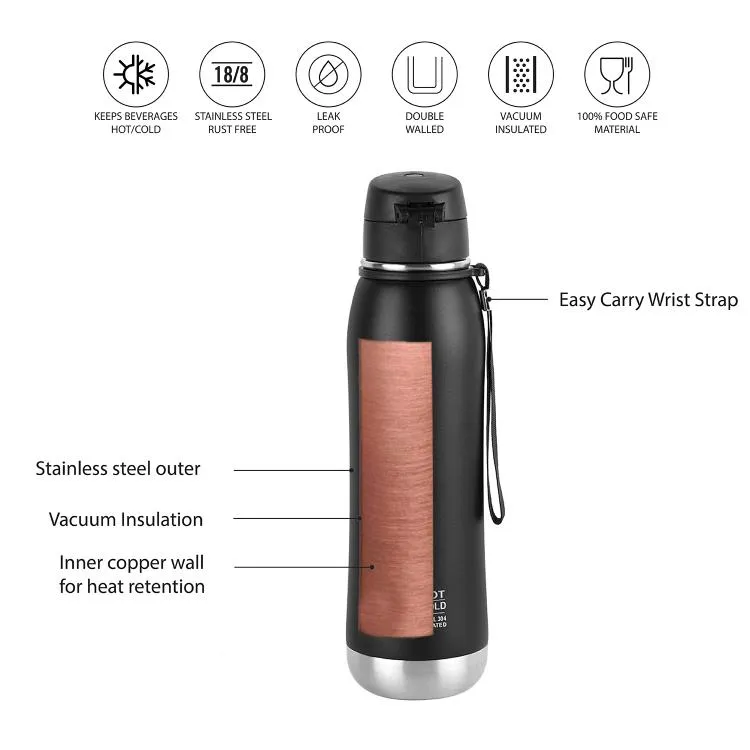 Duro Ace Flask, Vacusteel Water Bottle 600ml