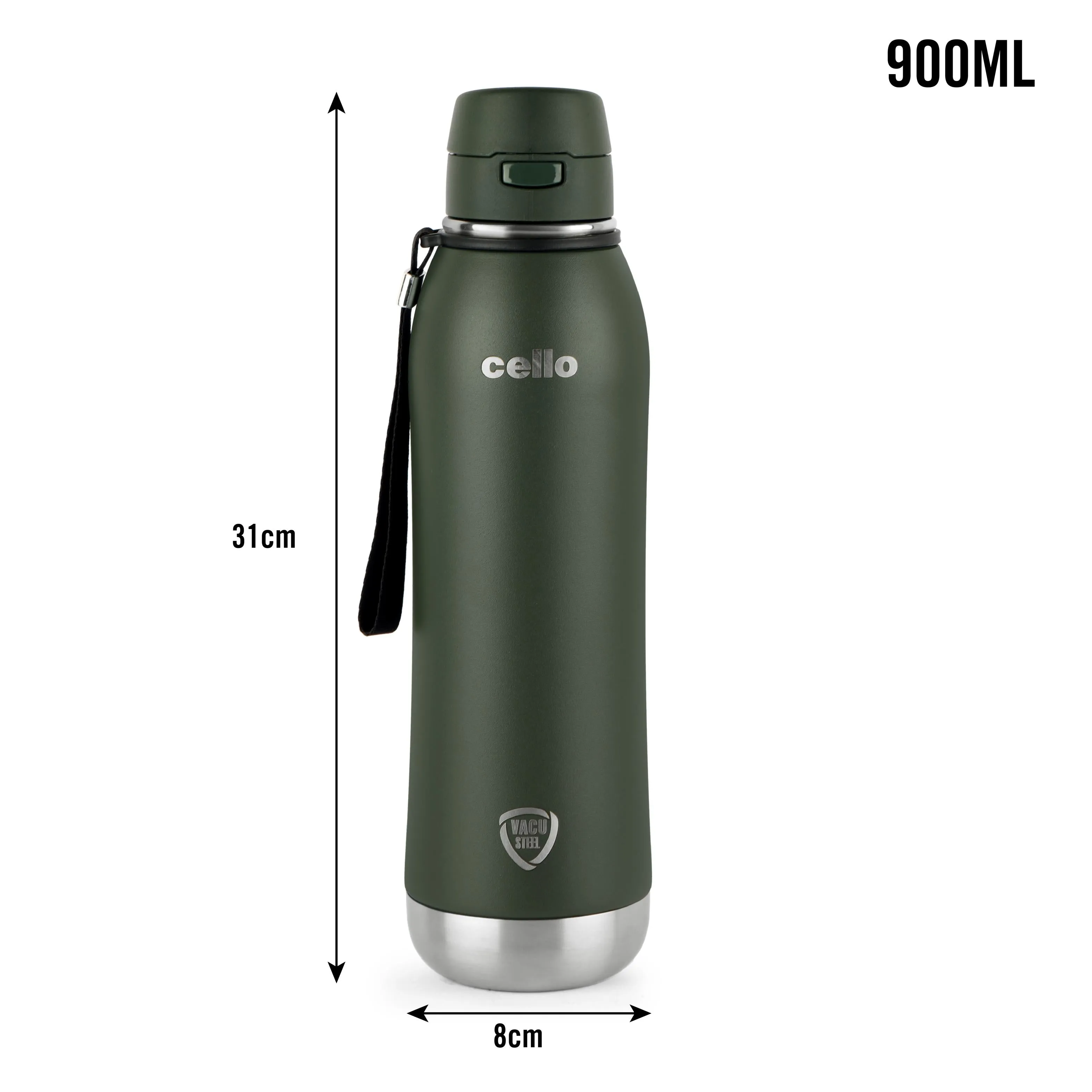 Duro Ace Flask, Vacusteel Water Bottle 900ml