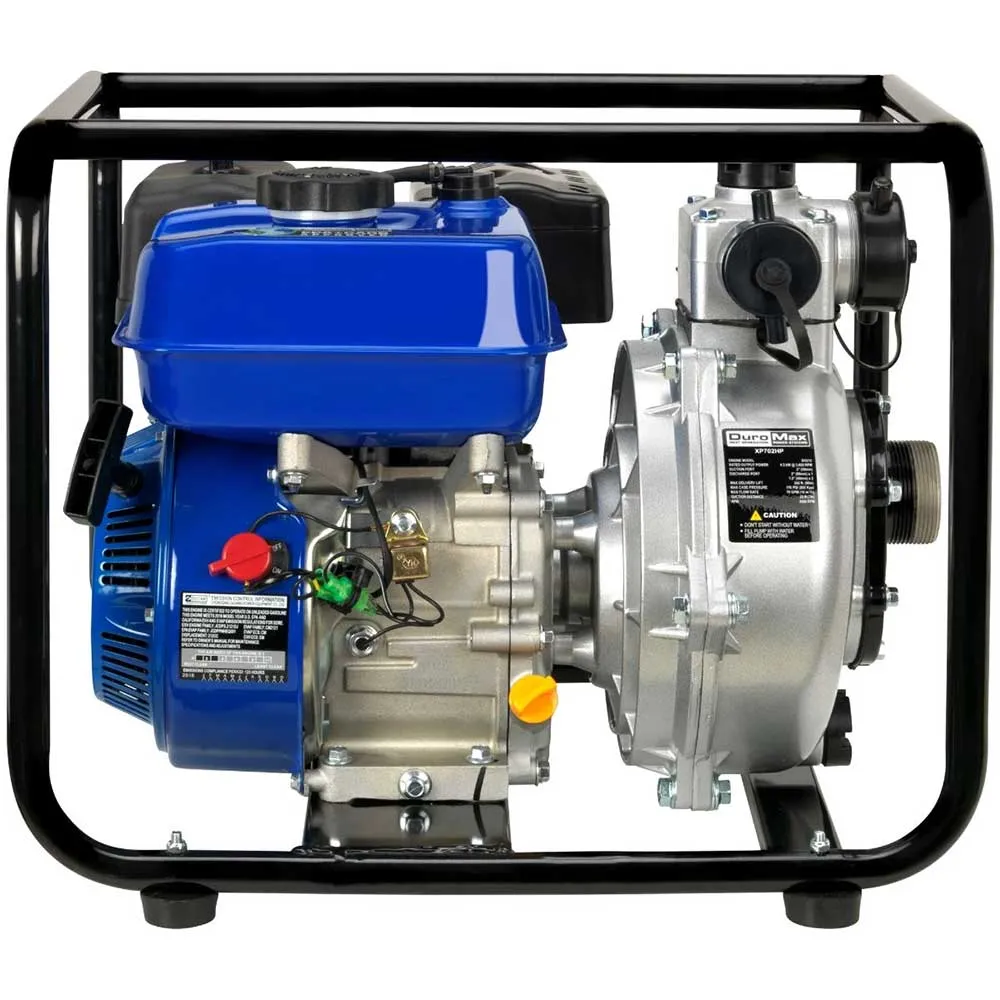 DuroMax XP702HP 208cc 2-Inch 70-GPM Gas Powered High Pressure Water Pump