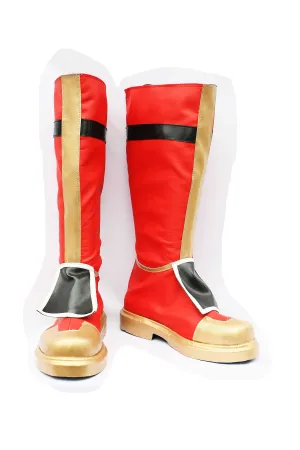 Dynasty Warriors 4 Gongjin Zhou Yu Cosplay Boots Shoes