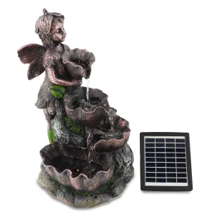 Fairy Solar Water Feature Outdoor With LED