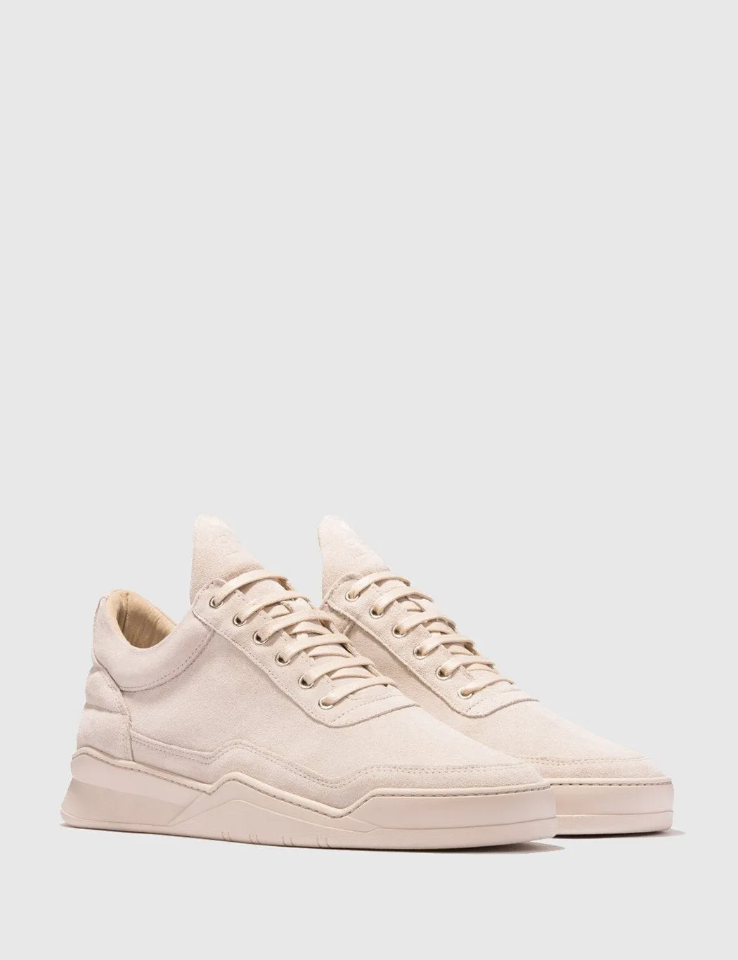 Filling Pieces Low Top Ghost (Suede) - Beige