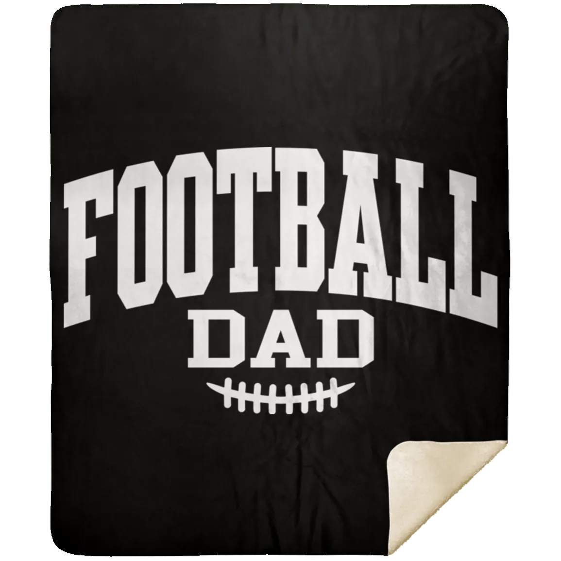 Football Dad MSHM Premium Sherpa Blanket 50x60