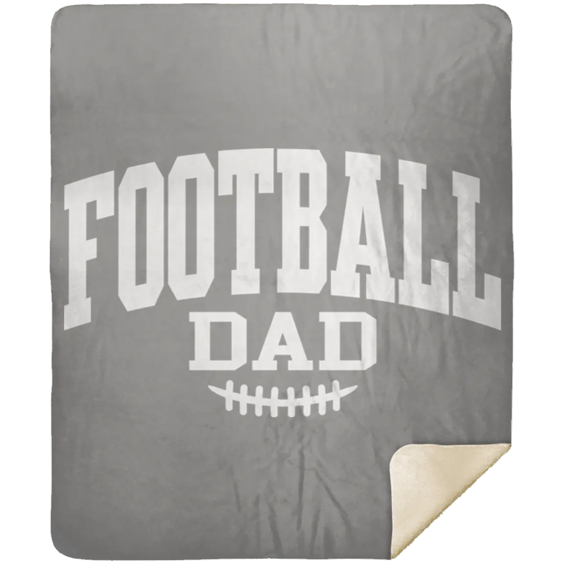 Football Dad MSHM Premium Sherpa Blanket 50x60